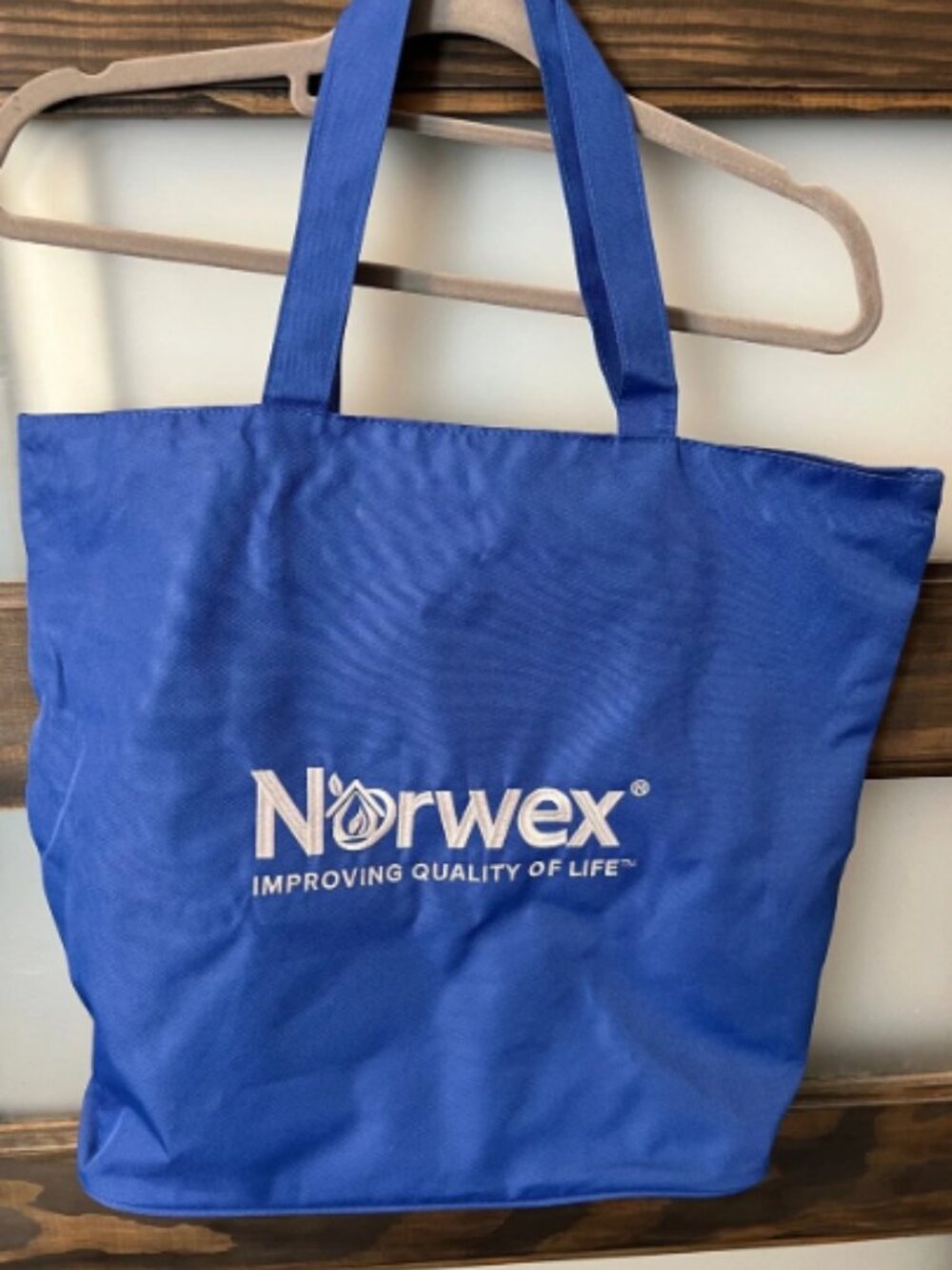Norwex Royal Blue Large Tote Bag - Improving Quality of Life
